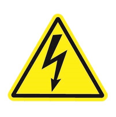 Electric warning triangle